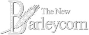 The New Barleycorn light grey and white logo